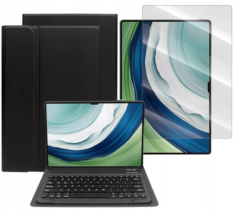 Etui do Huawei MatePad Pro 13.2 2024 2025 z klawiaturą Bluetooth I Szkło