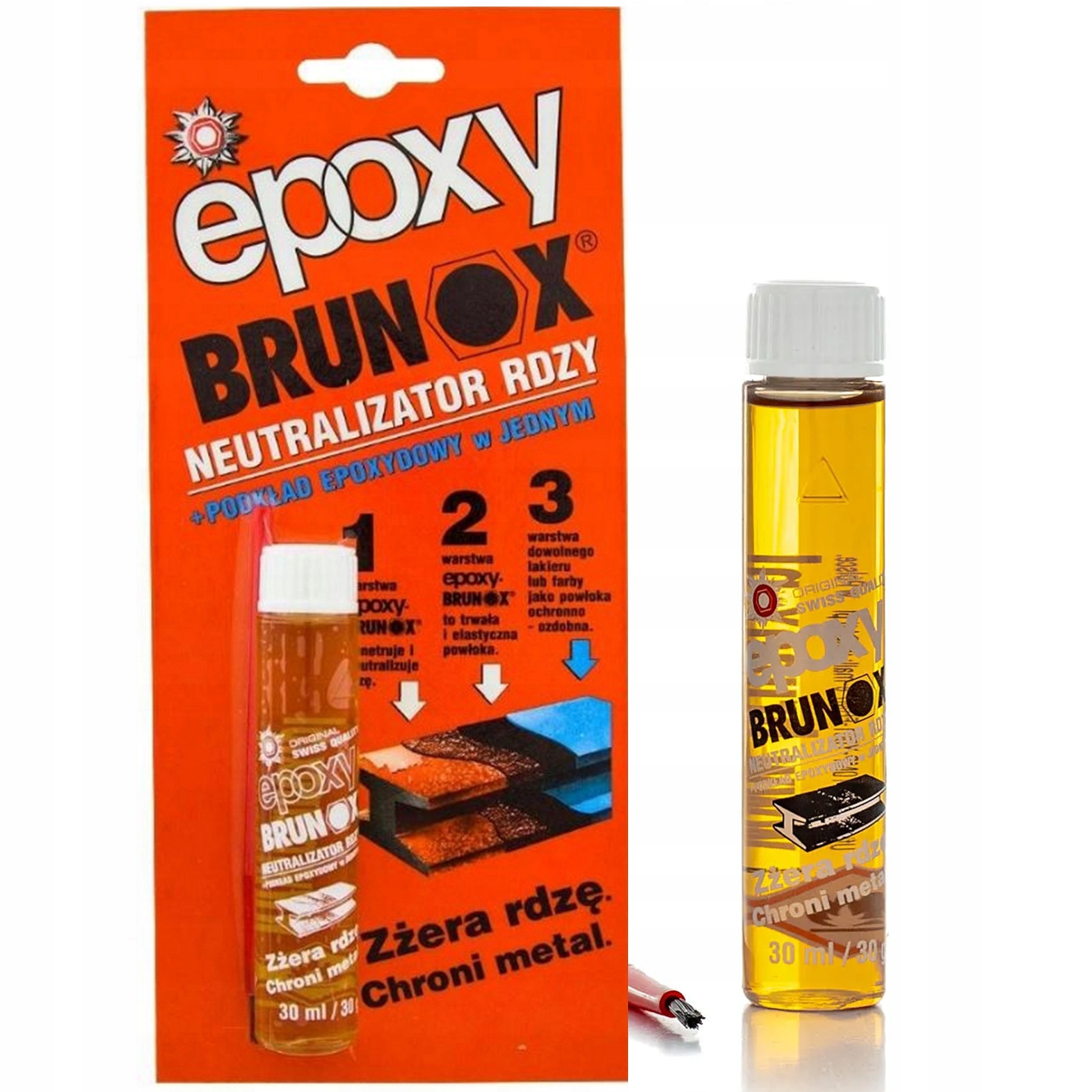 Epoxy Brunox odrdzewiacz neutralizator rdzy podkład epoksydowy 25 ml