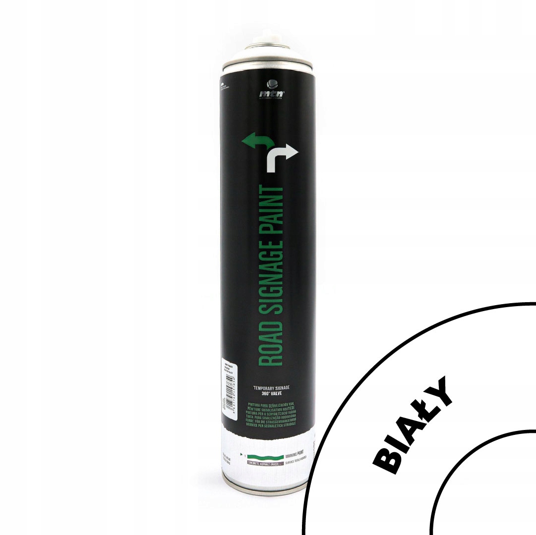 Farba drogowa do malowania jezdni, linii, pasów 750 ml biały