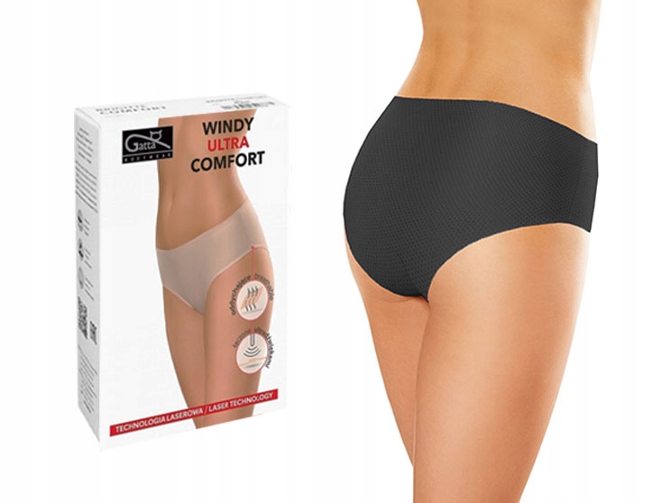 

Gatta Figi Windy Comfort, bezszwowe, Czarne, XL