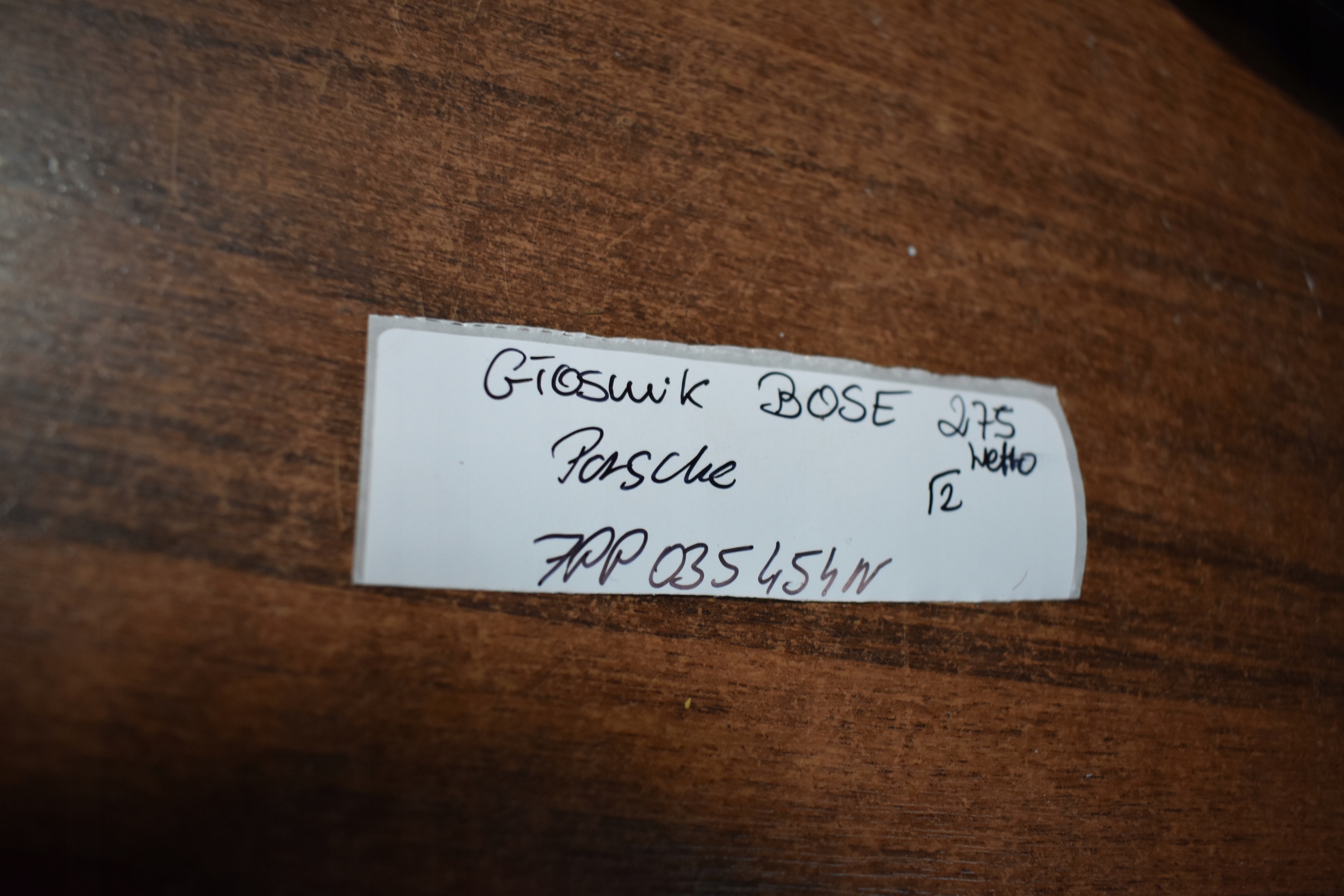IDEALNY hangszóró BOSE PORSCHE 1 9