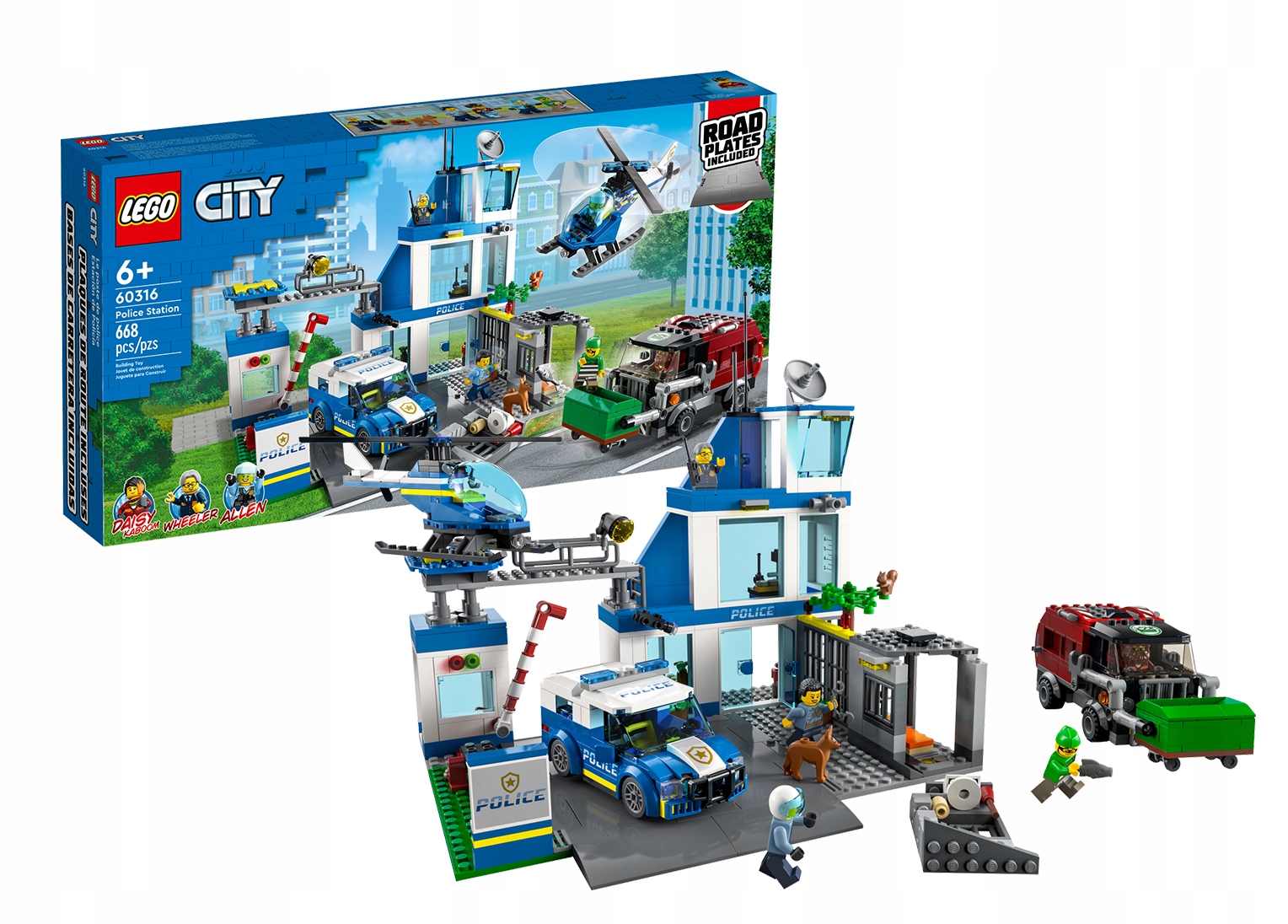 Lego City Stavebnice Policejní stanice Policie 60316