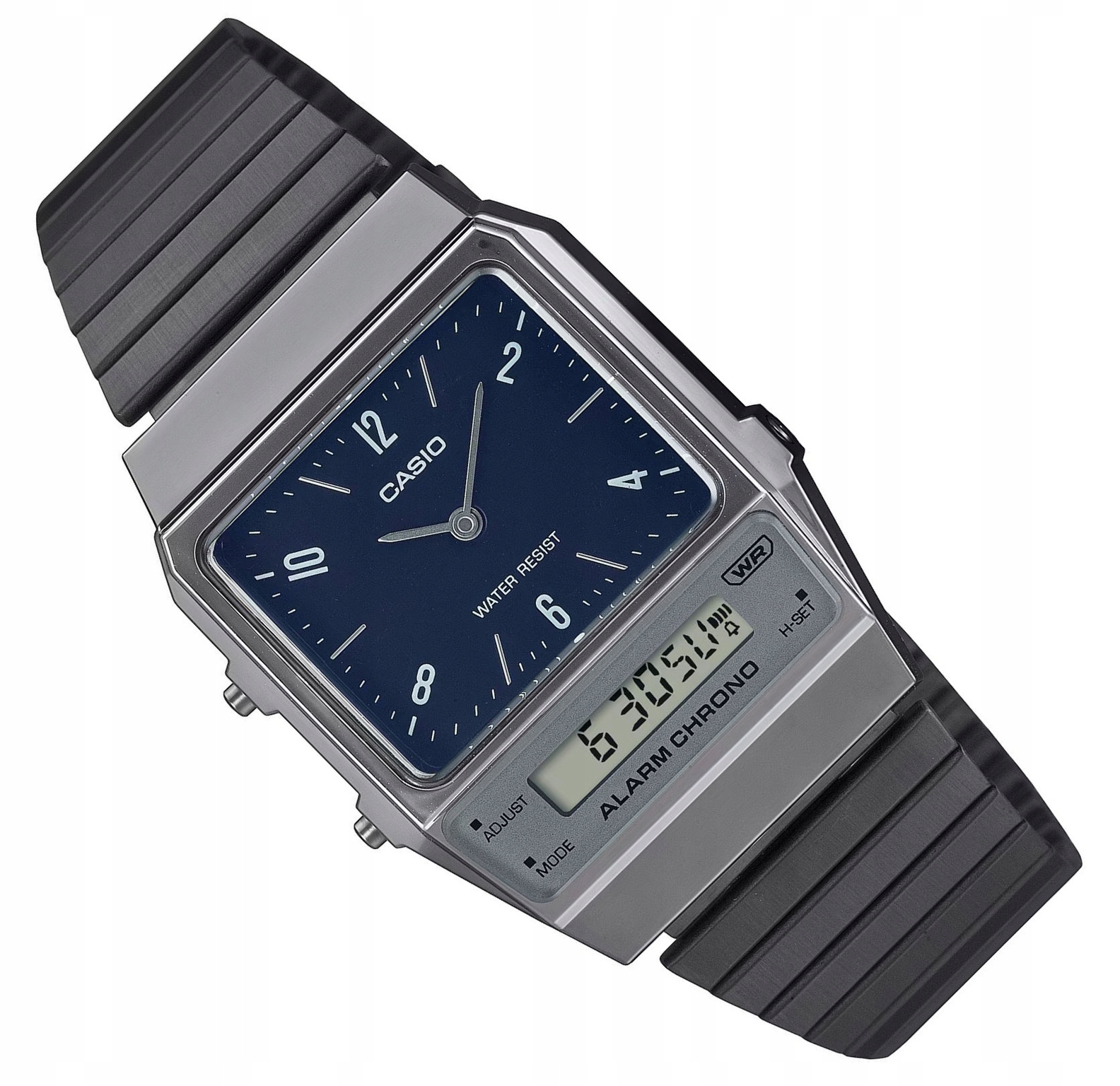 Elektronické Ručičkové Hodinky Casio Vintage Retro AQ-800EB Modré