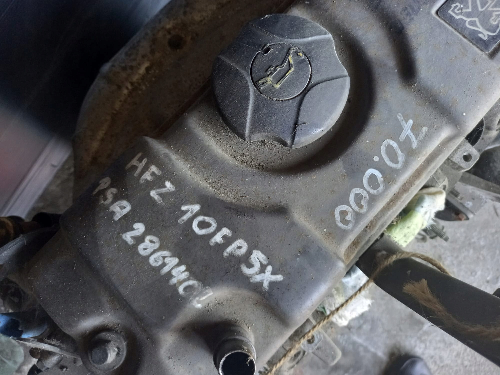 Двигатель peugeot 206 hfz 10FP5X 1.1
