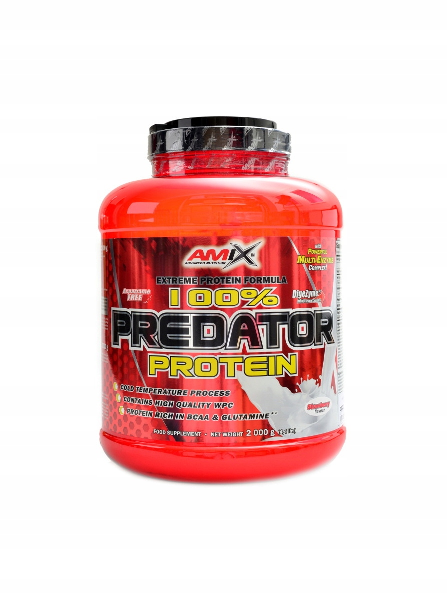 Whey Pro Predator protein 100% 2000 g jahoda