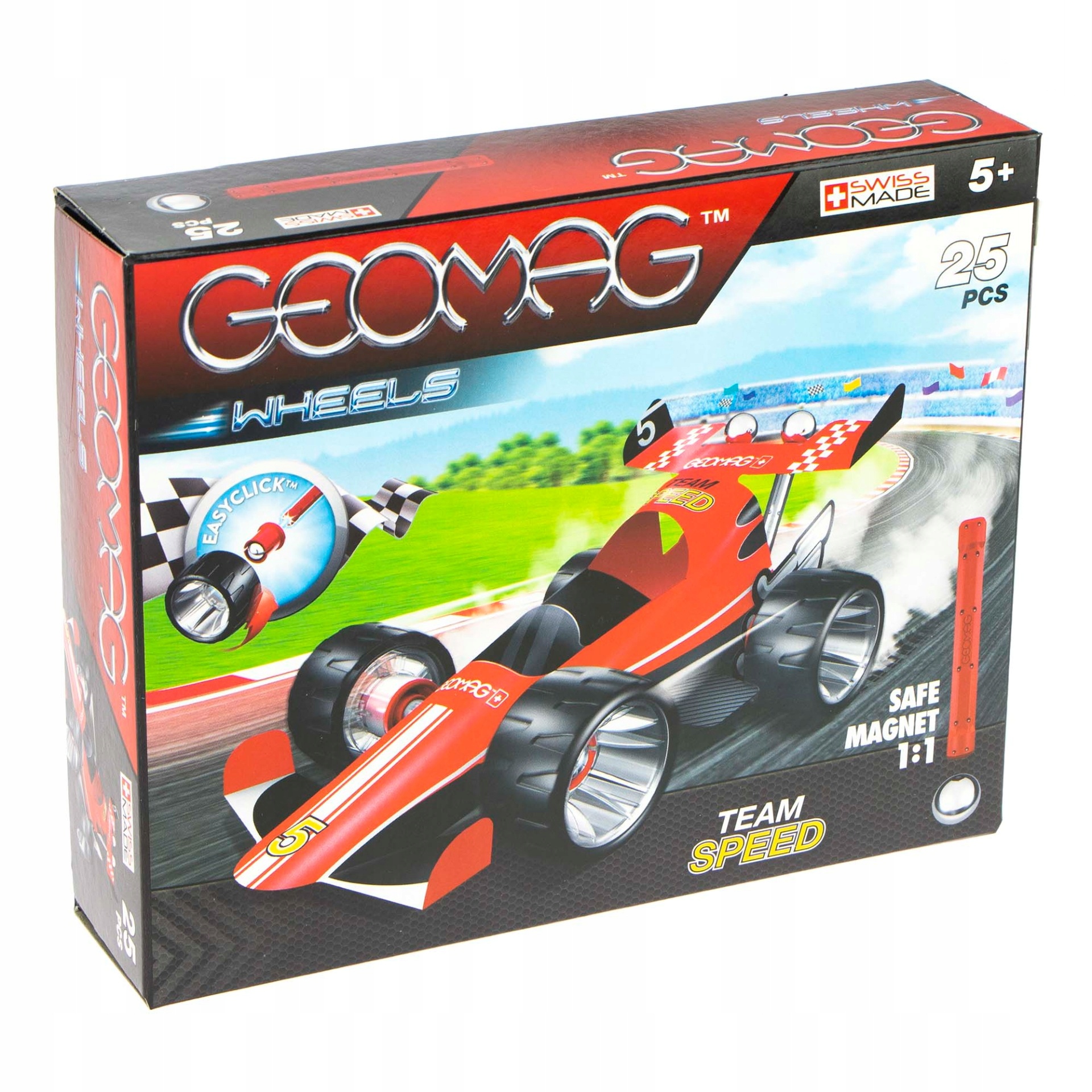 

Geomag Klocki Magnetyczne 25 El Wheels Red Bolid