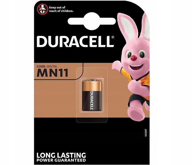 

1x bateria alkaliczna Duracell A11 MN11 L1016 E11A