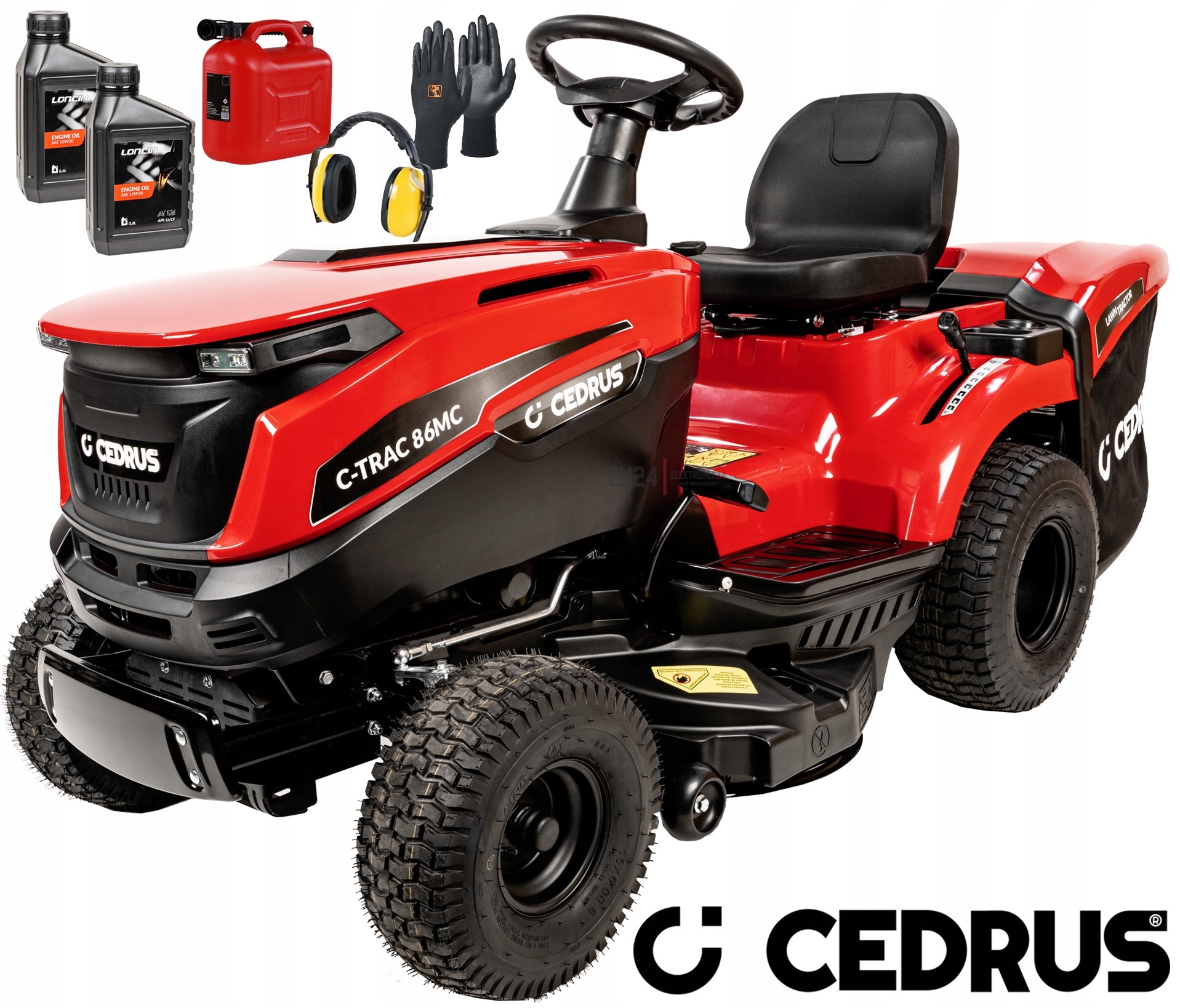 Traktorek Ogrodowy Kosiarka Cedrus C-trac 86MC Loncin 86CM 432CC 5V 14KM