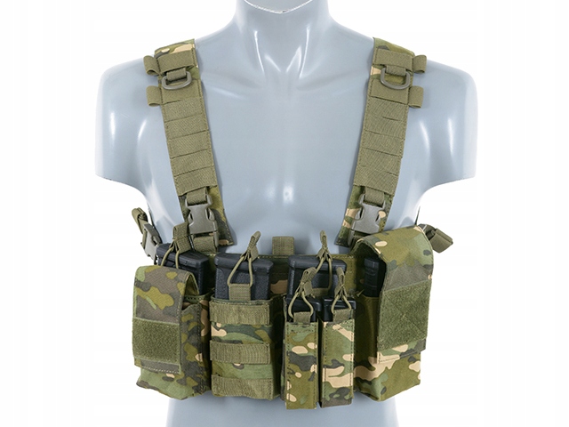 Kamizelka Chest Rig Pasoszelki Pas Szelki ładownica Ar Ak M4 5,56 9mm 7,62