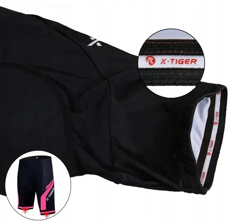 SZORTY SPODENKI ROWEROWE KOLARSKIE SPORTOWE KRÓTKIE Z WKŁDKĄ ŻELOWĄ 3D UV Model KRÓTKIE SPODENKI ROWEROWE DAMSKIE Z WKŁADKĄ ŻELOWE