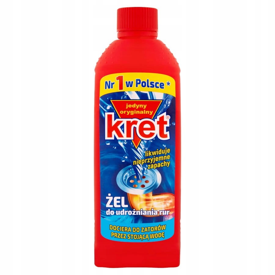 

Kret żel do udrożniania rur 500g