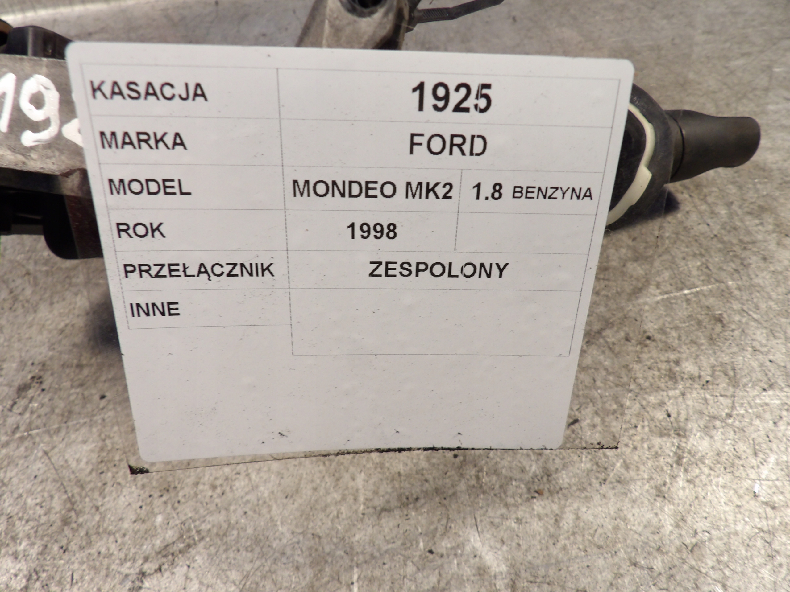 Ford Mondeo MK2 Commodo essuie glace