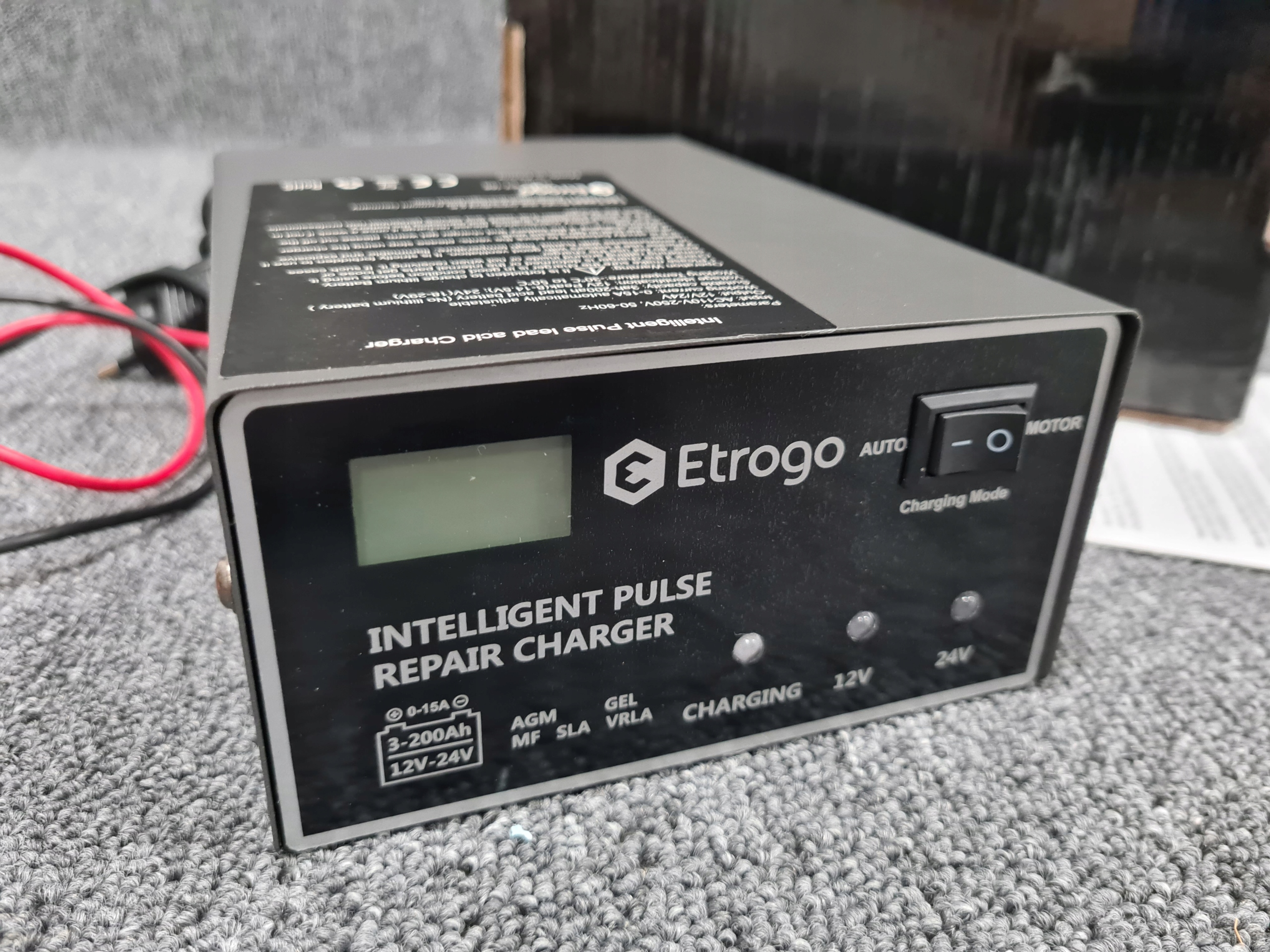 Etrogo Ładowarka do akumulatora 12 V 24 V Producent części inny