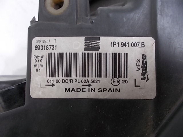 Frontscheinwerfer SEAT Altea 1P1 1P1941007B Xenon Links Scheinwerfer Headlight - Thumbnail 12
