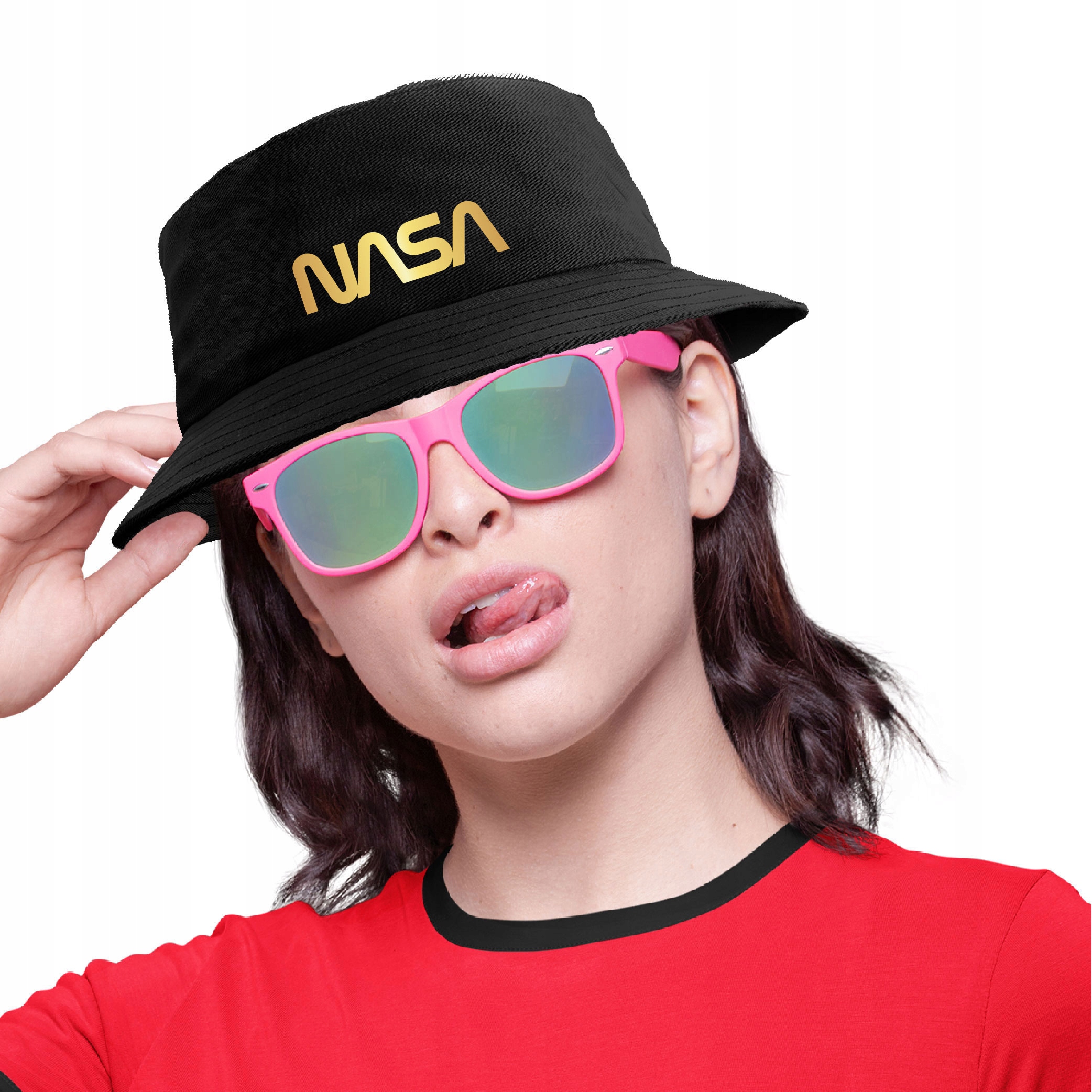 

Kapelusz Bucket Hat Złoty Napis Nasa Space Kosmos