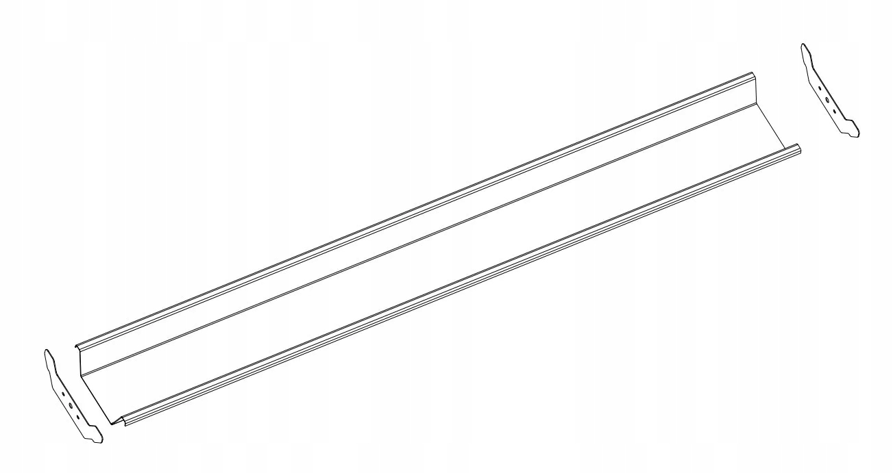 Zderzak 200 cm , tylna belka na światła do przyczep, aut ciężarowych, nacze Marka maszyny Inna