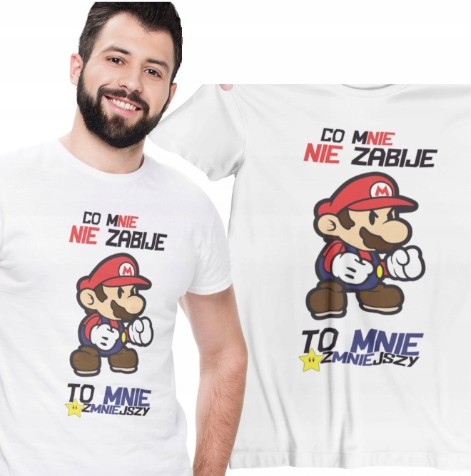 

T-shirt Mario Bros Zabije Wzmocni Fun