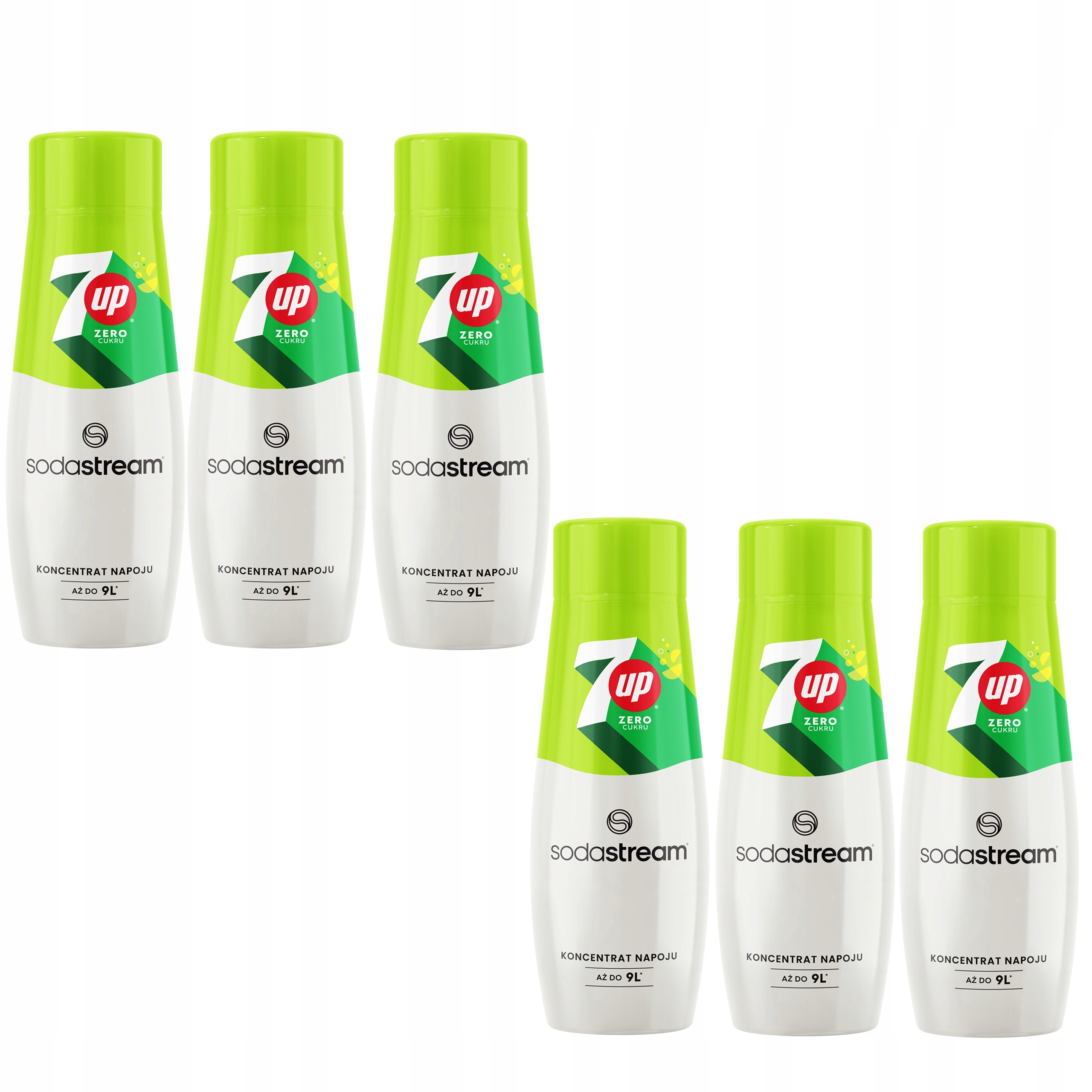 Levně Sada koncentrátů SodaStream 6x7UPFree bez cukru