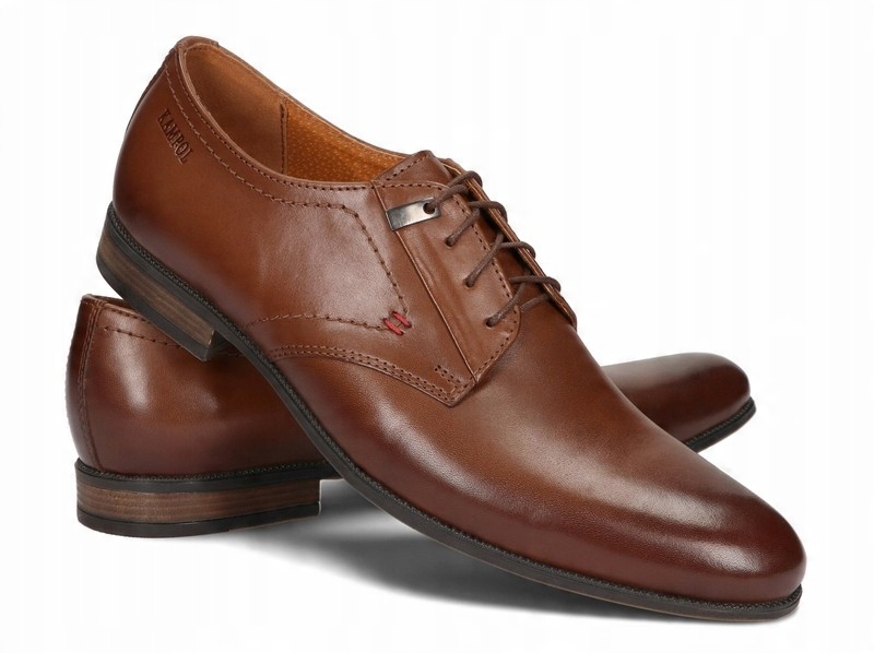 

Buty Wizytowe Męskie Eleganckie 331 Brązowy 39
