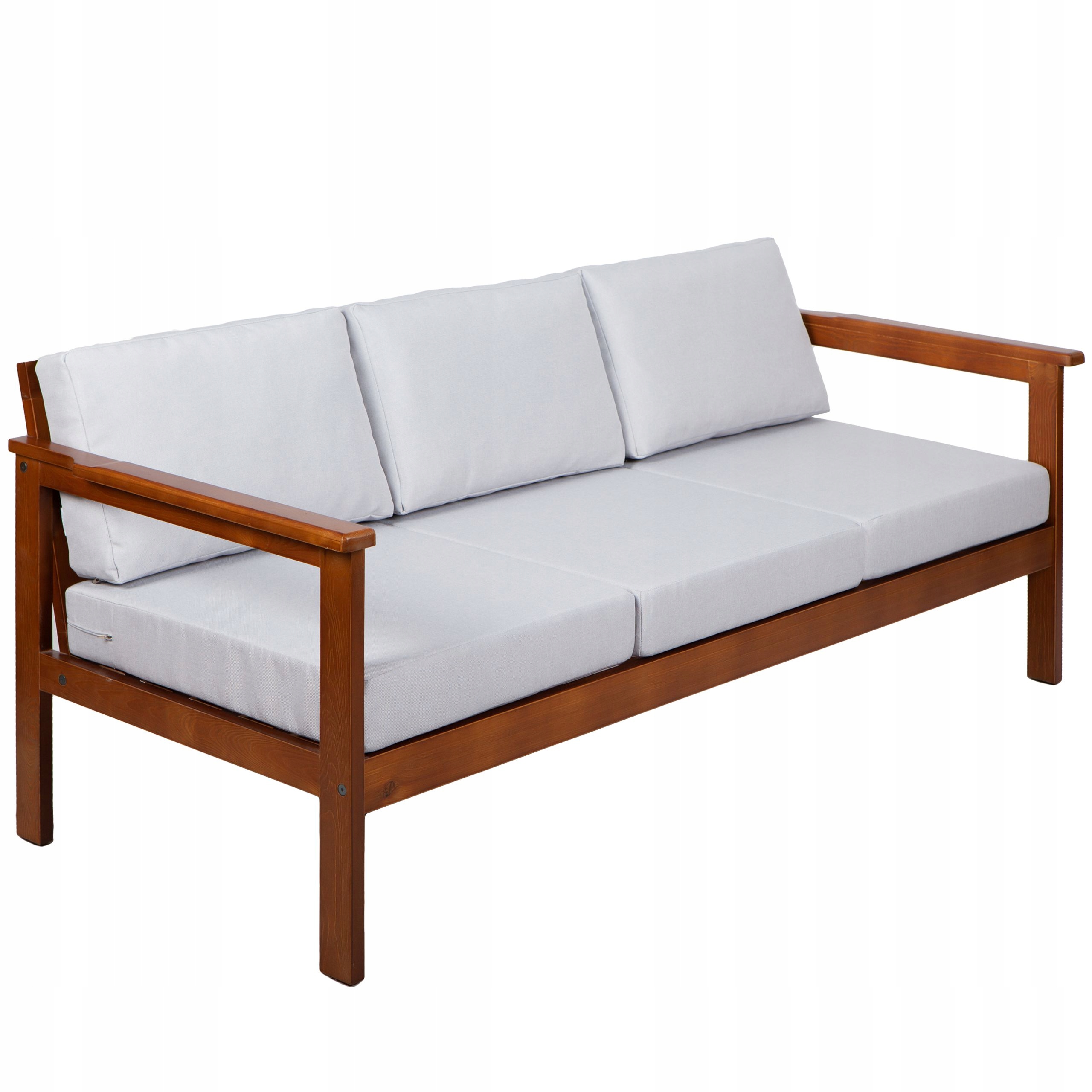 

Sofa 3os. Drewniane Meble Ogrodowe Z Poduszkami Co