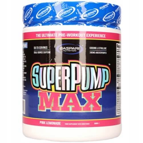 Gaspari Nutrition Pump Max předtréninkovka 500 g růžová limonáda