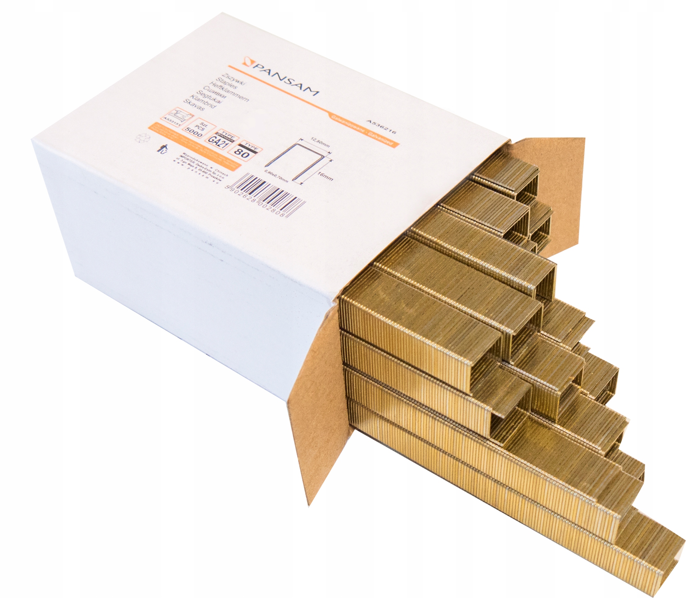

Pansam Zszywki stolarskie TYP80 GA21 12mm 5000szt