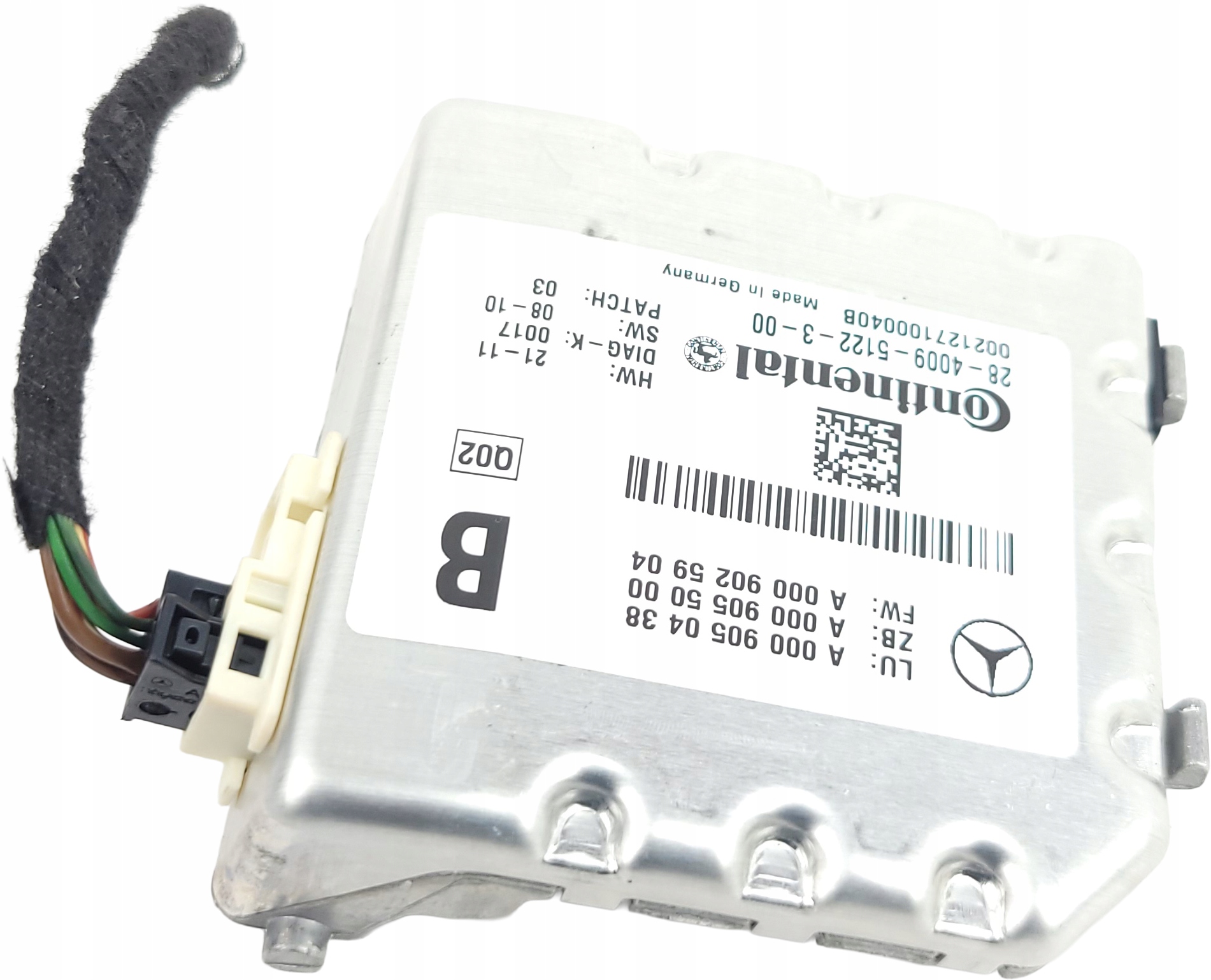 MERCEDES W204 LIFT control unit RADAR windows KAMERA A0009050438
