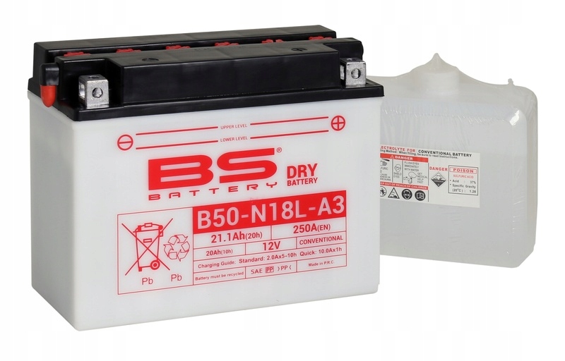 Bs Battery Vysoko výkonná batéria s kyselinou B50-N18L-A3 310548
