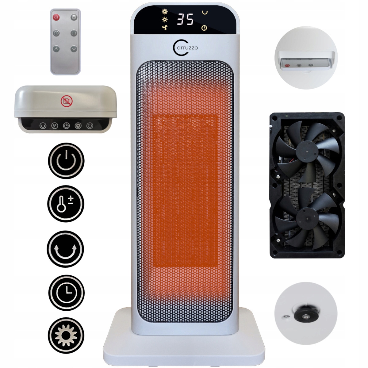 

Farelka Grzejnik Elektryczny Duży Mocny oscylacja