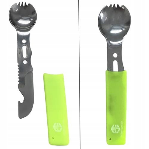 Spork stalowy niezbędnik survivalowy 3w1 Warvil