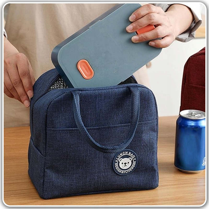 TORBA TERMICZNA ŚNIADANIOWA IZOLACYJNA NA JEDZENIE PIKNIK PLAŻĘ LUNCH BOX Marka LOGIT