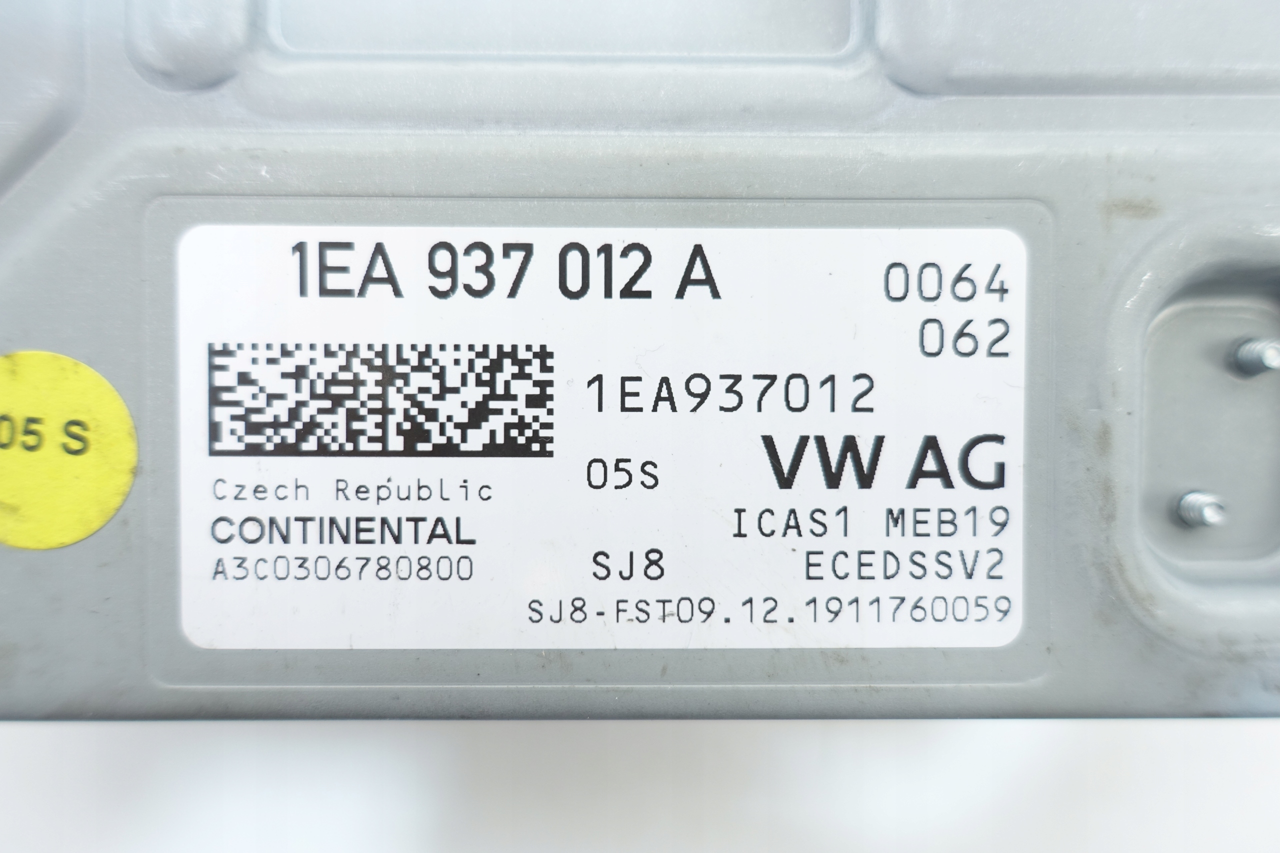 komfortsteuergerät GATEWAY VW ID3 ID.3 1EA937012A