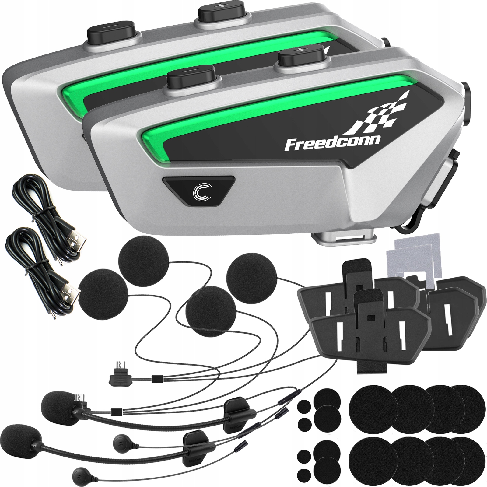 Домофон Bluetooth FX конференция 10 человек до 2000 м