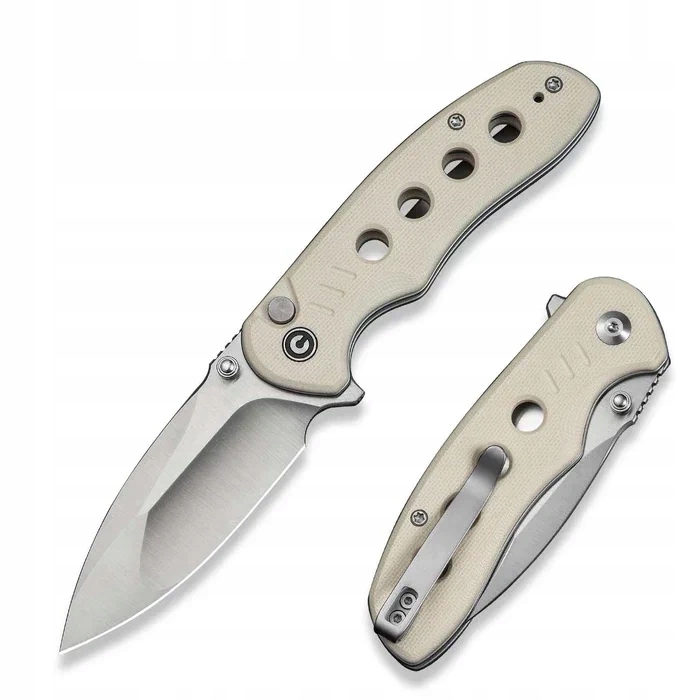 Nůž Edc Civivi Triptych Ivory G10 Satin Ocel 14C28N Klips