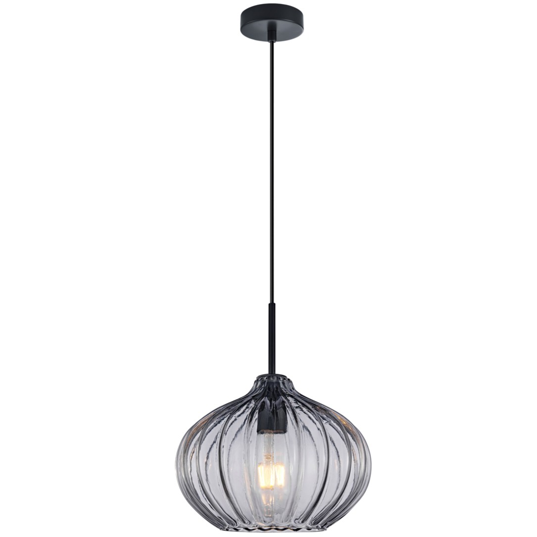 Priehľadná závesná stropná lampa do obývacej izby, spálne, predsiene Pansol