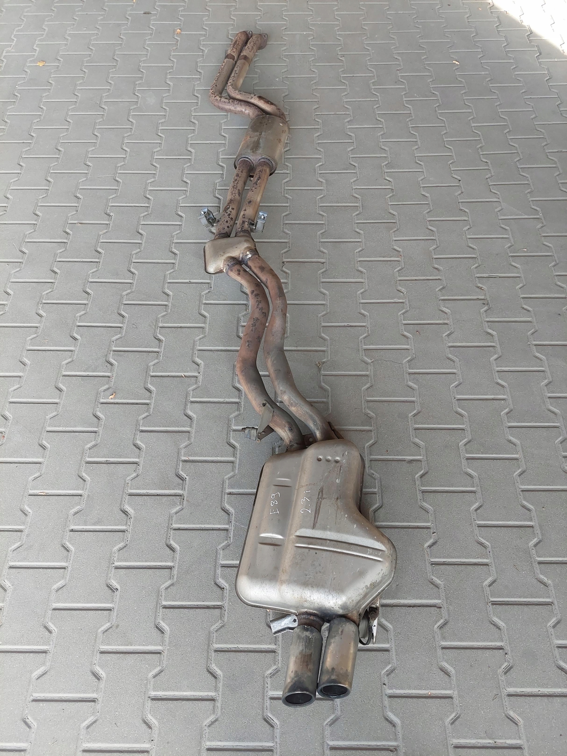 muffler, exhaust 7586708 BMW Z4 E89 2.3 and