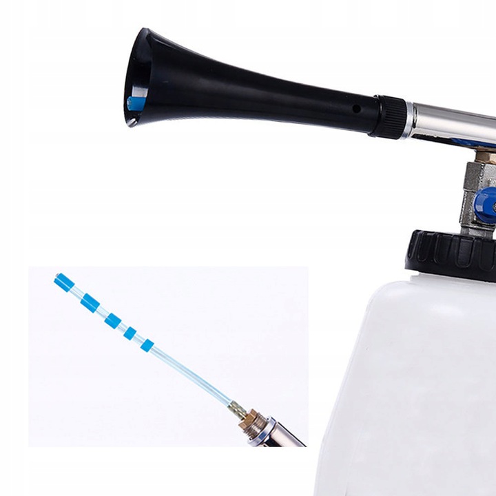 Hla-PISTOLET DO PRANIA MYCIA TAPICERKI TORNADOR AUTA Waga produktu z opakowaniem jednostkowym 0.38 kg