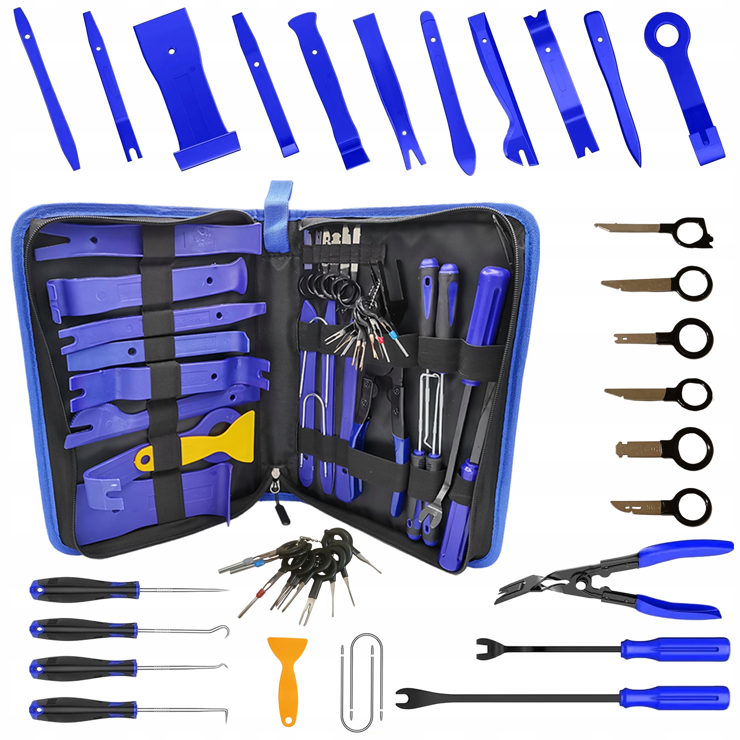 ŁOPATKI KLUCZE ŚCIĄGACZE DO DEMONTAŻU TAPICERKI SAMOCHODOWEJ I NIE TYLKO