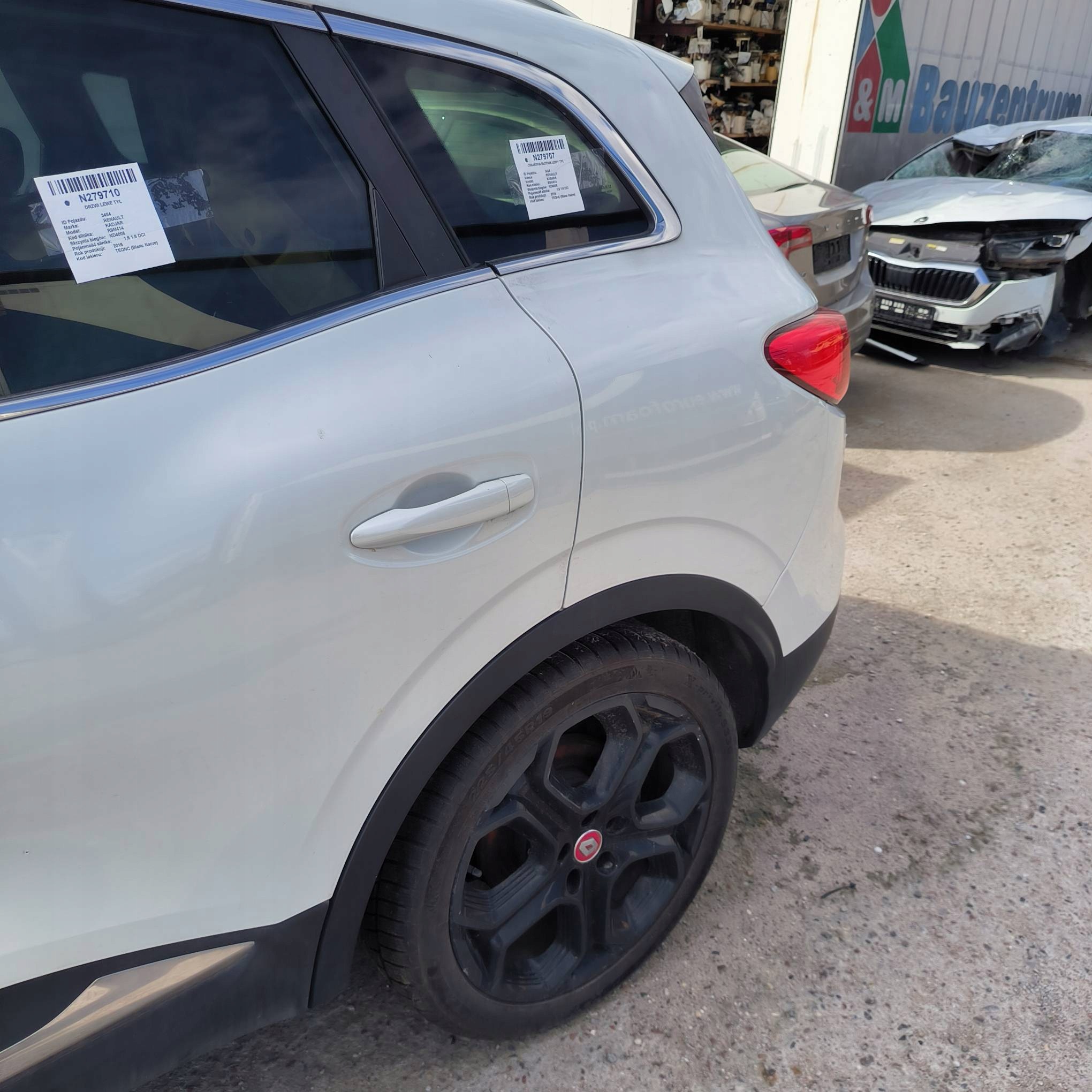 longherone parafango sinistra posteriore TEQNC RENAULT KADJAR