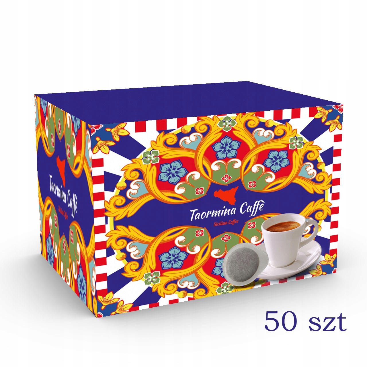 Levně Káva Taormina pod. Přímo ze Sicílie. Krémové espresso 50 Ks.