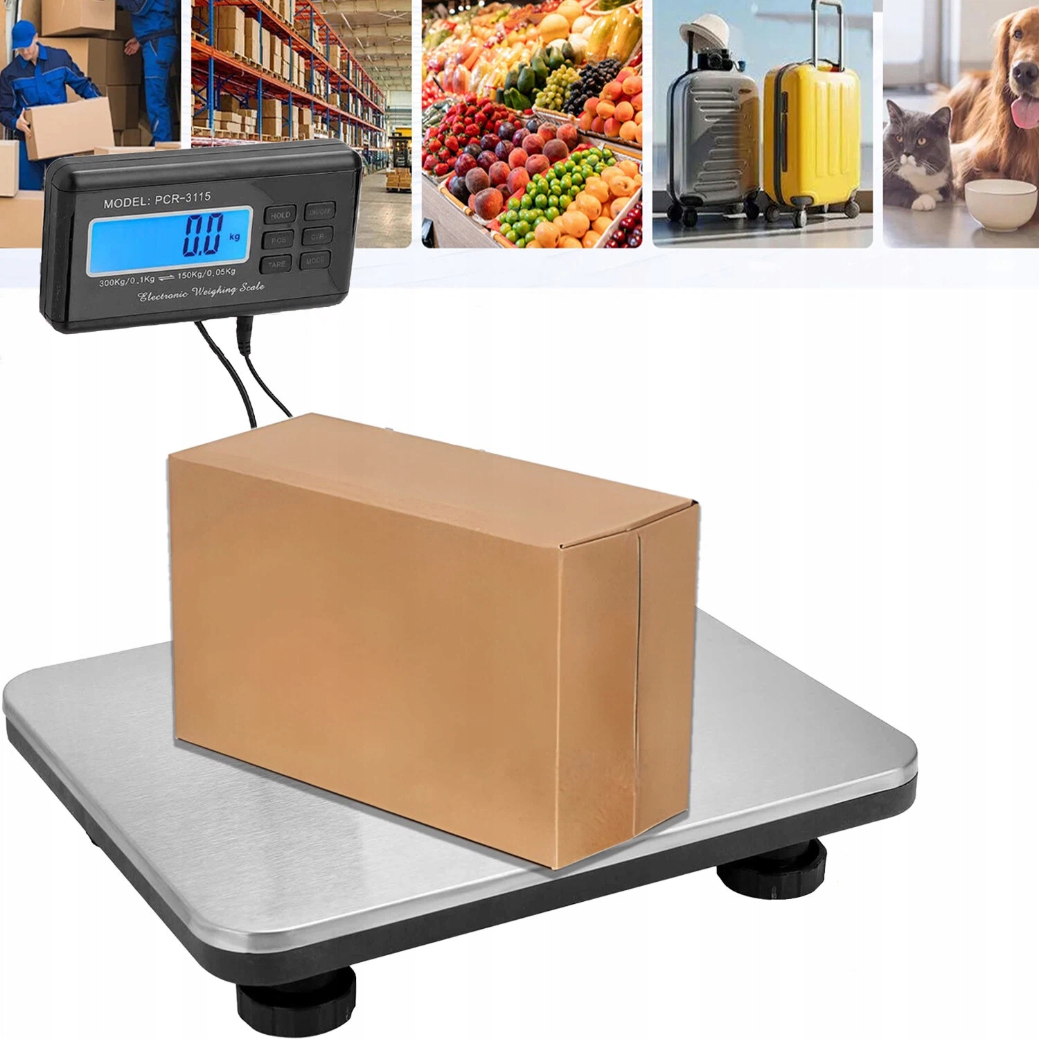 Elektronická skladová váha LCD Platformová pro nákladní automobily Silná