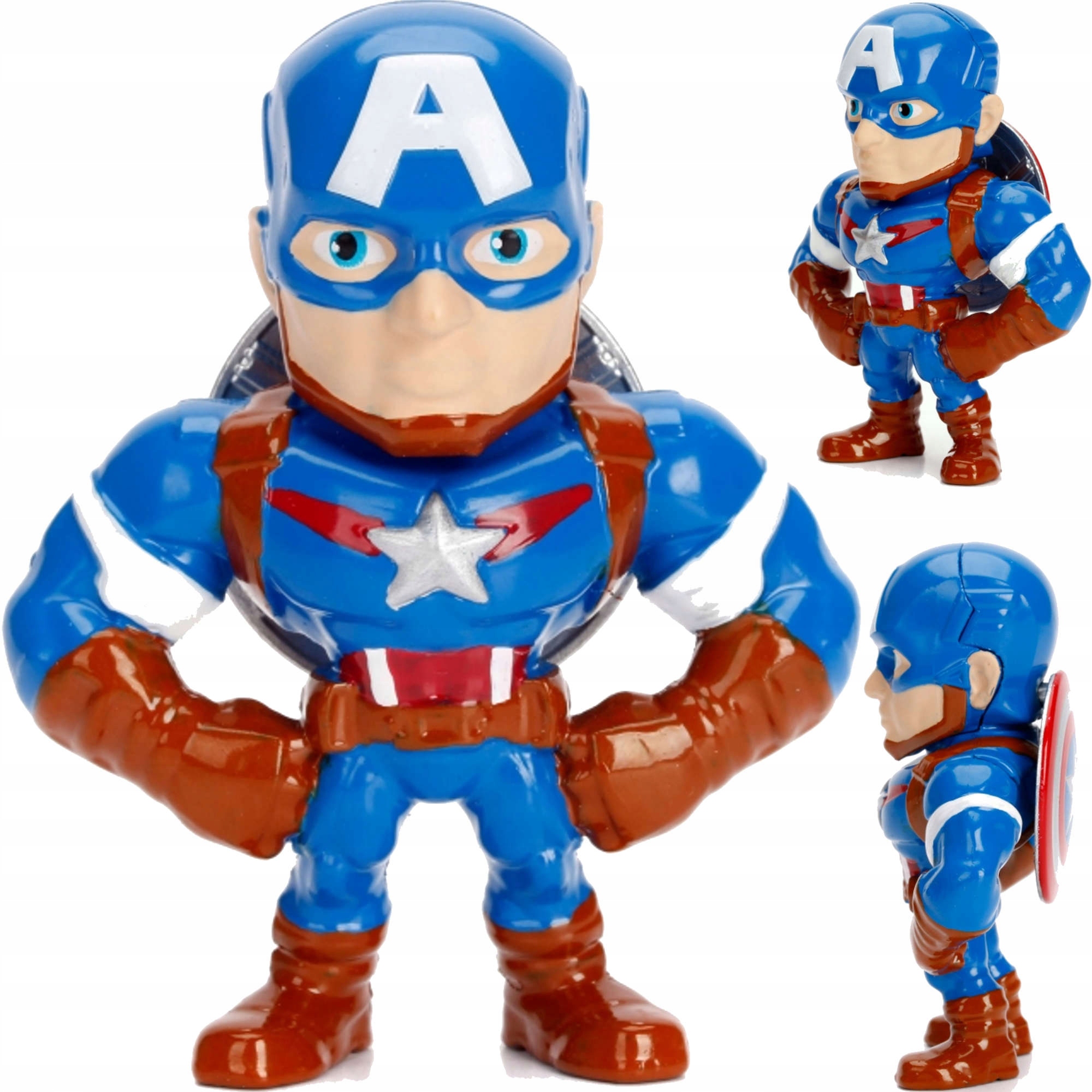 MARVEL KAPITÁN AMERICKÝ FIGÚRKA KOVOVÁ STEVE ROGERS 8 CM AVENGERS