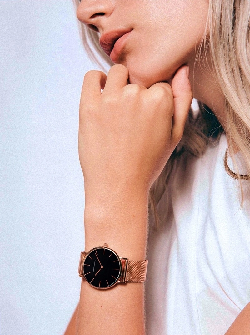 ZEGAREK DAMSKI ELEGANCKI BRANSOLETKA HANNAH MARTIN Model HM36