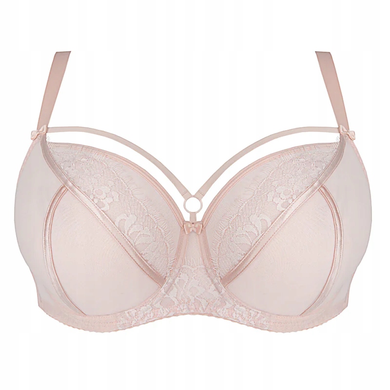 Podprsenka Gorsenia Měkká K496 Paradise S Proužky Béžová 100E