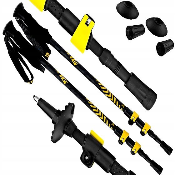 Kije kijki trekkingowe Viking Teho 65-145 cm Alu składane