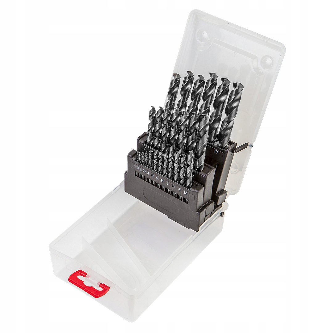 Wiertła do metalu 1-13mm zest 25szt Verto 60H814