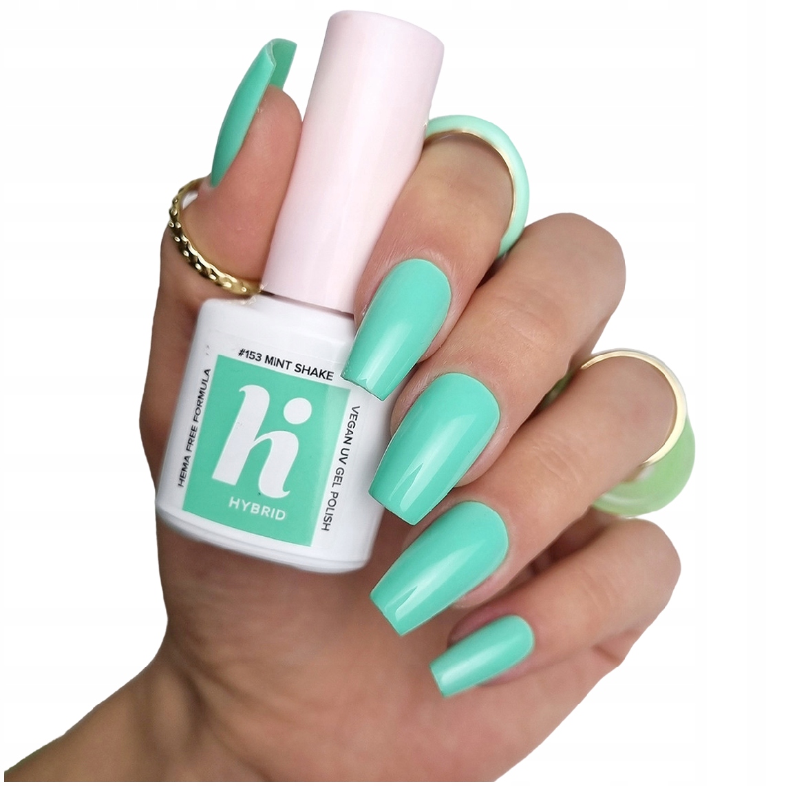 

Hi Hybrid #153 Lakier Hybrydowy Mint Shake 5ml
