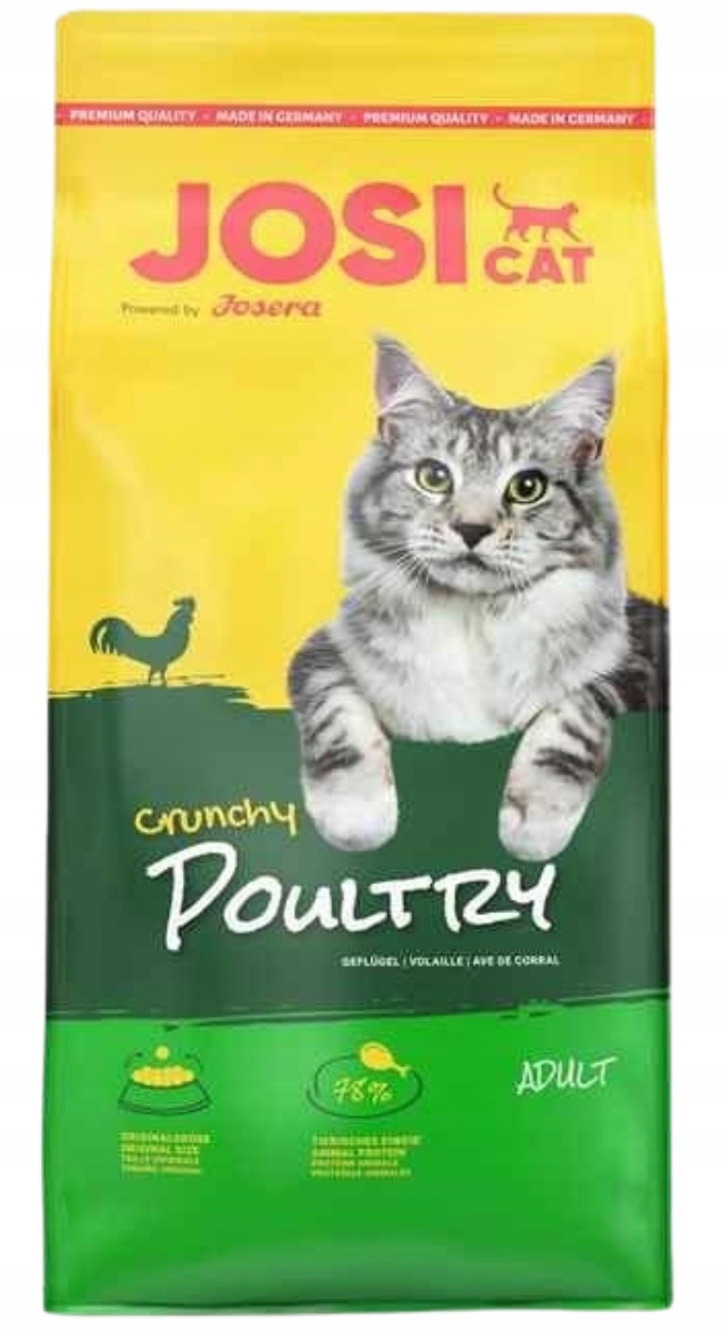 Levně Josera JosiCat Adult Crunchy Suché krmivo pro kočky 10 kg křupavé kuře