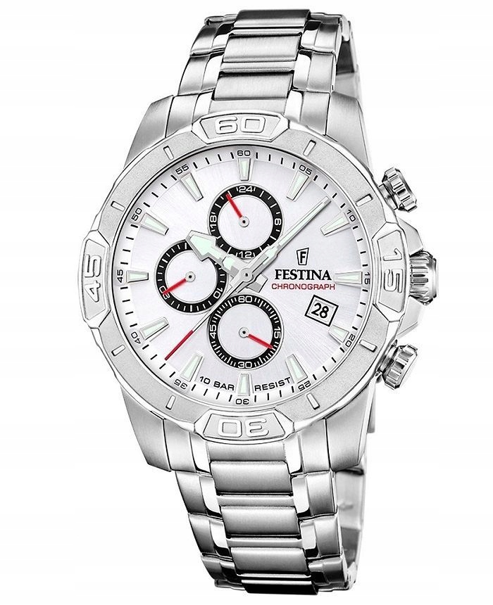 Pánské Hodinky Festina Timeless Chrono F20704/1 45,00 mm 10ATM