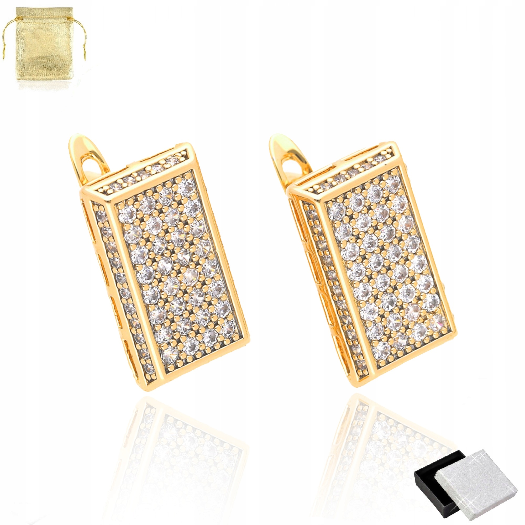 Krásné Zlaté Náušnice Briliantové 18K, Záruka